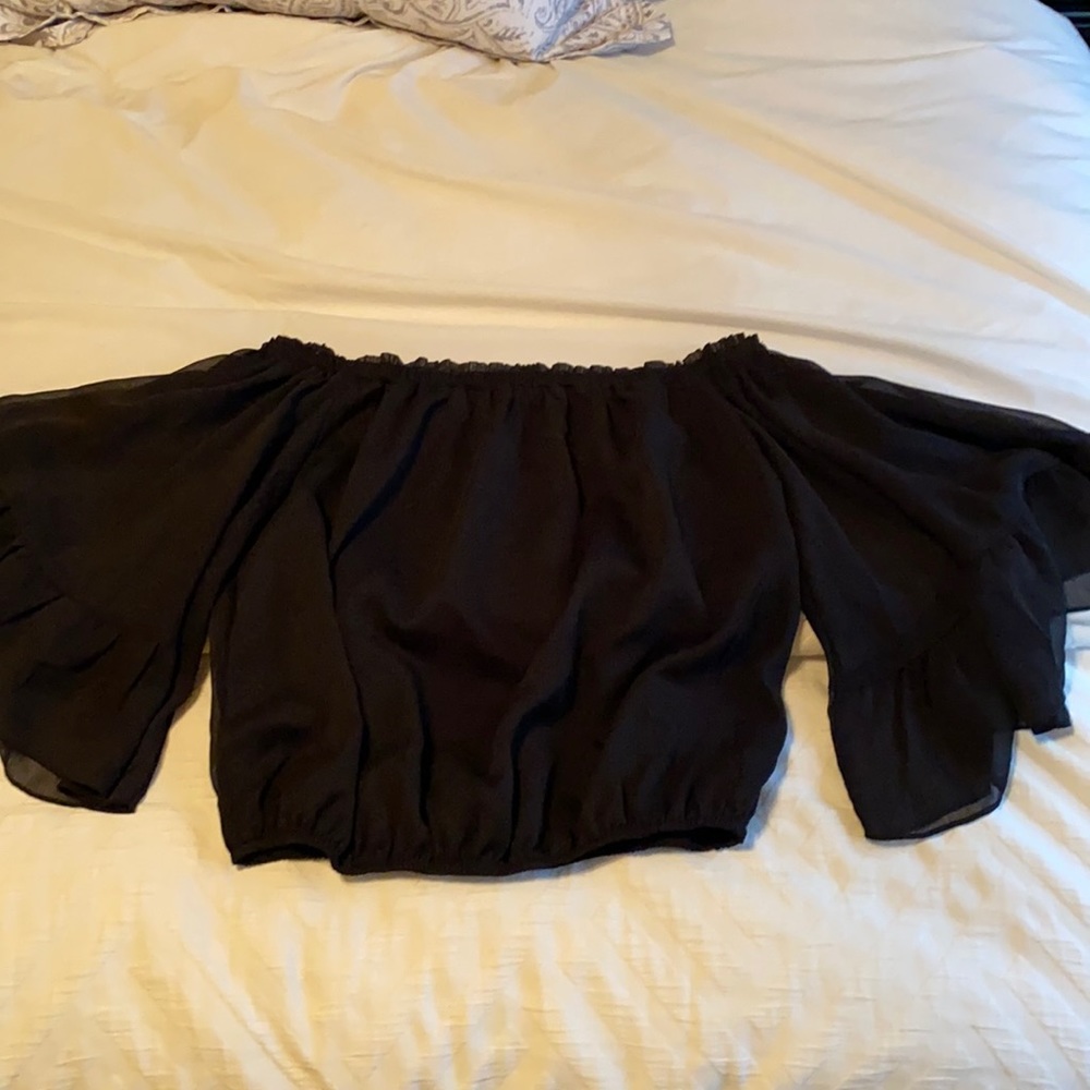 Vici Off The Shoulder Black Top